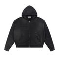 BHB Raw Edge Fleece Zip Hoodie