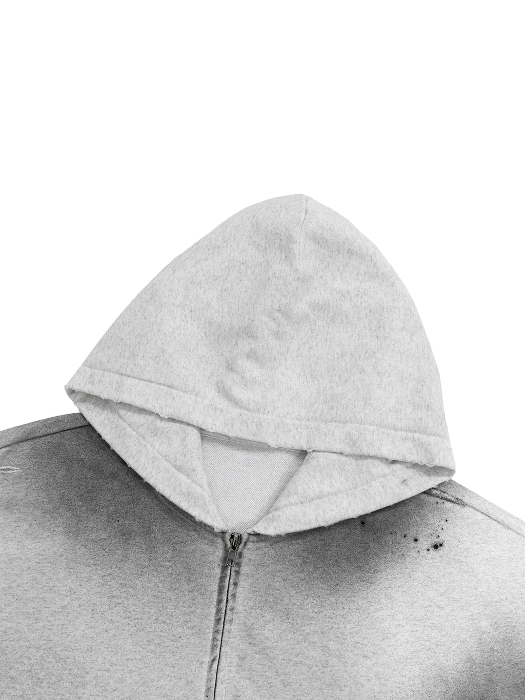 BHB Raw Edge Fleece Zip Hoodie