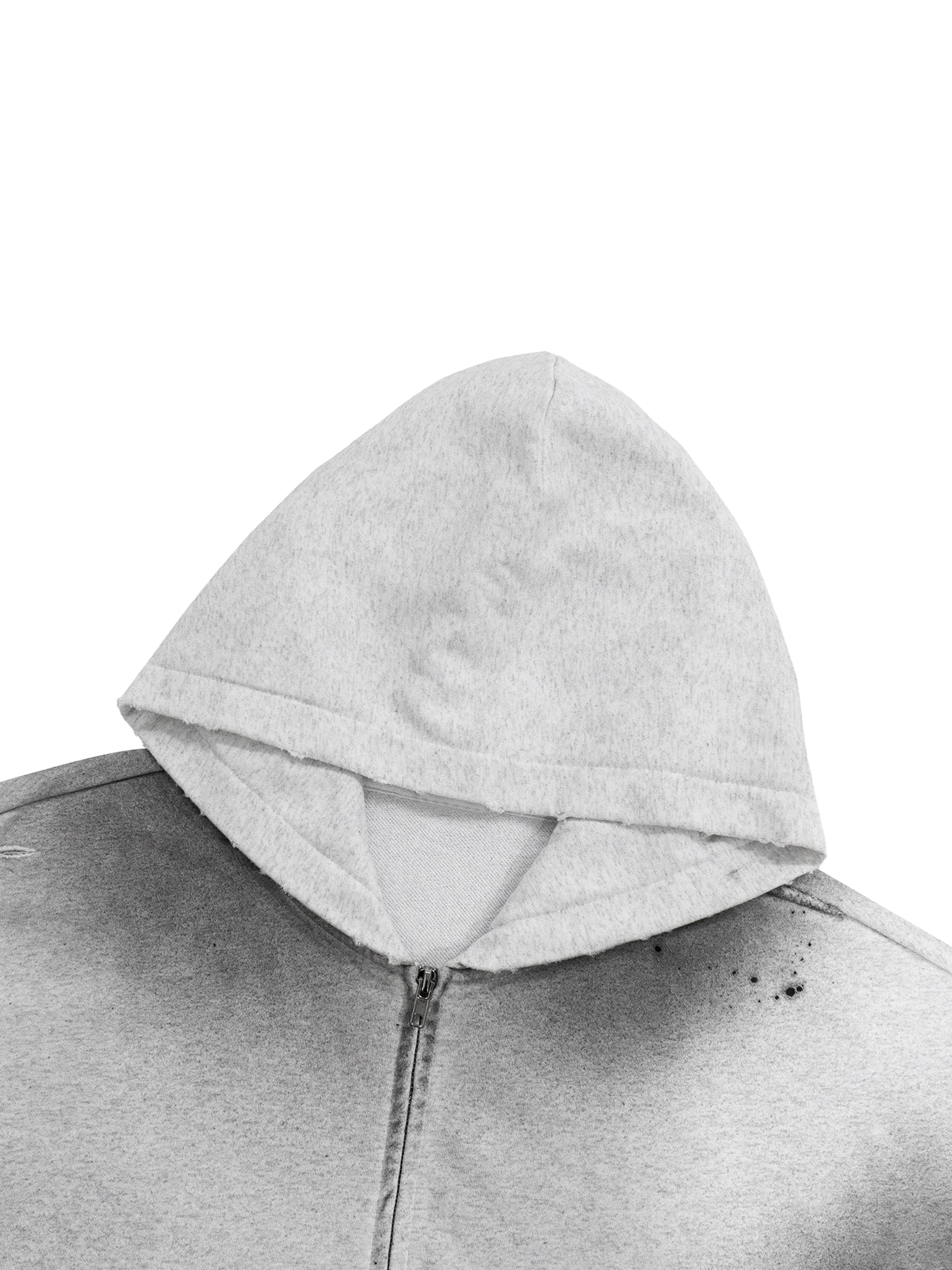 BHB Raw Edge Fleece Zip Hoodie